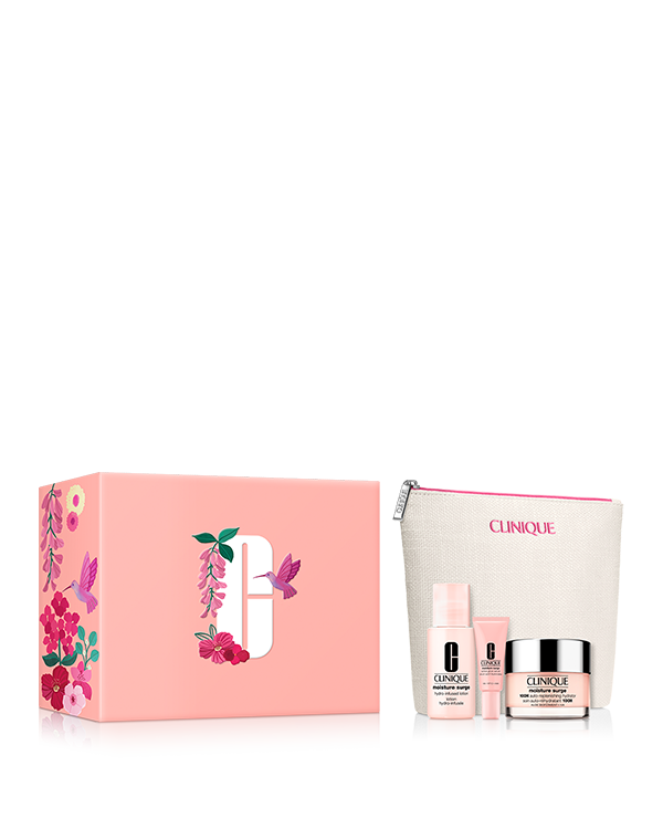 MOISTURE SURGE 100H 50 LOTION & SERUM SET 26, \肌の乾燥や水分不足が気になる方に/<br>アロエ発酵コンプレックス<sup>*2</sup>配合でみずみずしい“保水美肌”に。