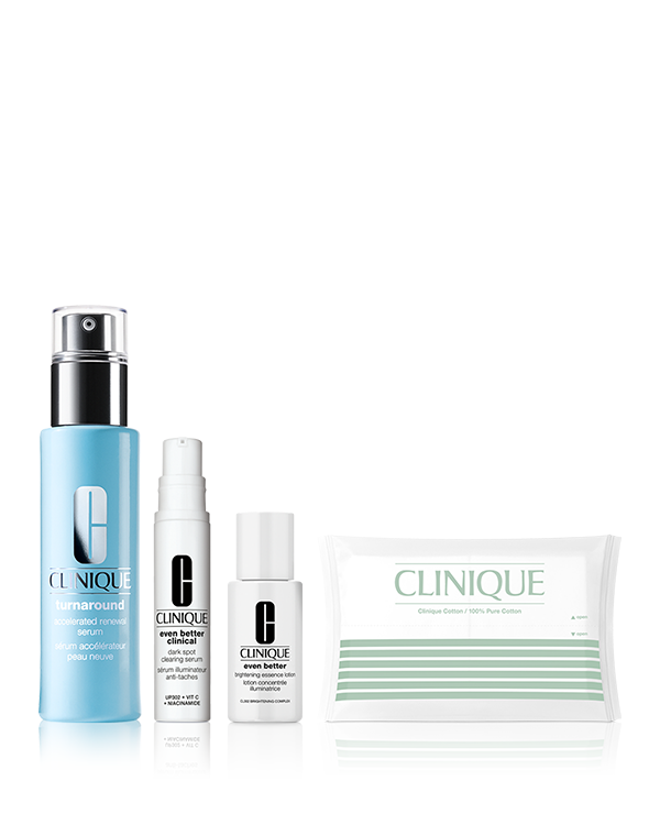 TURNAROUND ACCELERATED RENEWAL SERUM, 今なら\約4,400円(税込)相当もお得/なセットも!<br>クリニークのロングセラー角層ケア美容液。